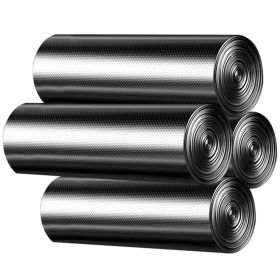 4 Rolls Black Garbage Bags 6.18 Gallons Unscented Disposable Trash Bags Portable Leak Resistant Trash Can Liners for Bathroom Office Kitchen Bedr