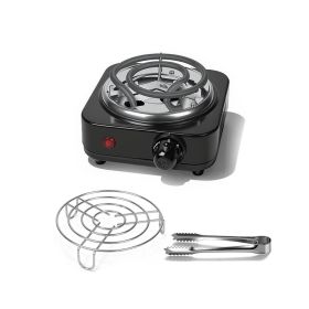 Charcoal Burner Compact Coal Burner with Tools (Color: Black, Type: Kitchen Supplies)